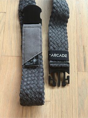 Arcade Gray Vapor Stretch Belt for hiking mountain biking rock climbing OSFA